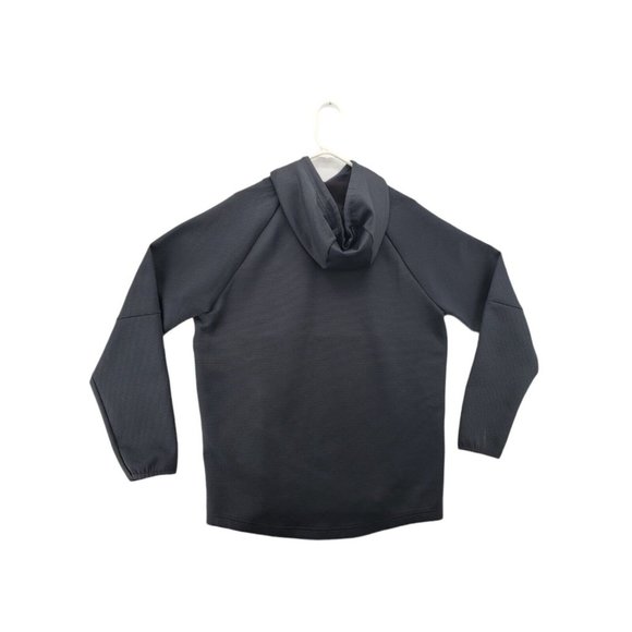 RUSSELL Sweatshirt Men's Long Sleeve Hooded High Neck Pullover Drawstring Gray M - Picture 7 of 10